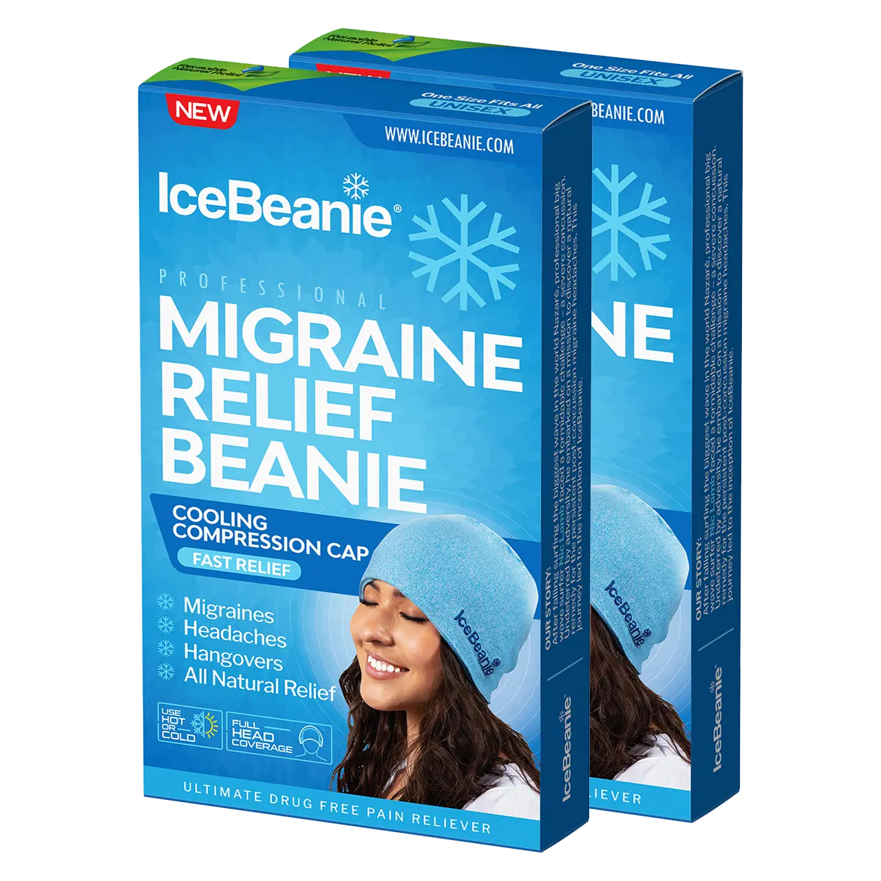 IceBeanie 2-pack product packaging